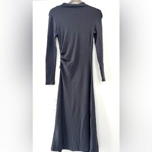 NWT OGL Sophisticated Dark Grey Long Sleeve Dress